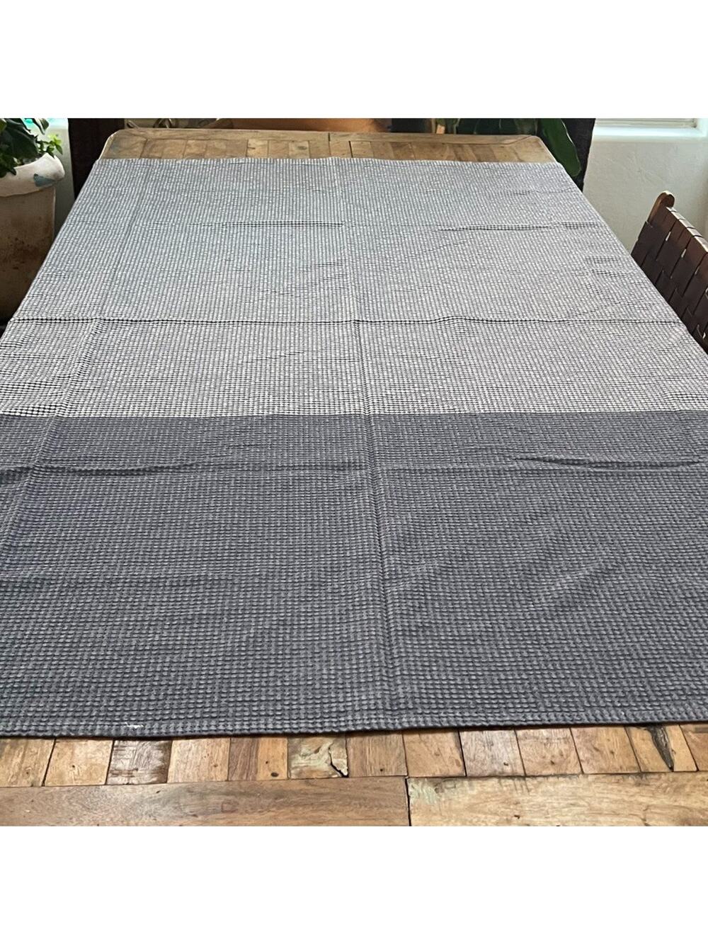 Project 62 Window Curtain Panel 63.5" x 68.5" Gray & White Dotted Two Toned
